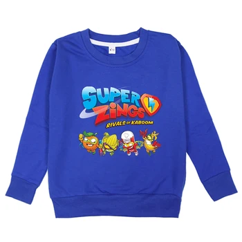 Hot Spil Super Zings Sweatshirts Populære Casual Kids Hættetrøje Lille Barn Superzings Pullover Baby Drenge Piger Barnets Sportstøj