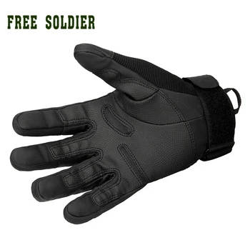 GRATIS SOLDAT udendørs træning taktisk slid-modstand blokeringsfri lange finger / halv finger handsker opgradering