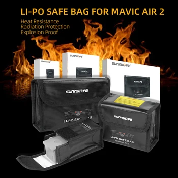 For Mavic Luft 2 Batteri Taske Lipo Brandsikker Tilfælde eksplosionssikker Batteri Taske til Opbevaring DJI Mavic Luft 2 Tilbehør