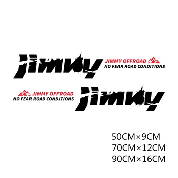 2stk For SUZUKI JIMNY Bil Side Klistermærker Vinyl Film Auto 4WD offroad Decals Bil Dekoration, Styling, Tuning af biler Tilbehør