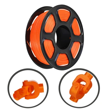 3D-Printer Filament PETG 1.75 mm 1 kg/2.2 kg Plast PETG Filament Hjælpematerialer PETG Materiale til 3D Printer Filamento Orange