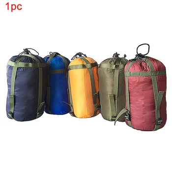 Offentlig Rejse Sovepose, Telt Sengetøj Bærbare Nylon Compression Sports Pack Bære Vandring Stuff Sæk Camping