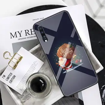 Merry Christmas Phone Case For Xiaomi mi 6 8 8Lite For Redmi 6 Note7 5 Phone Case glass