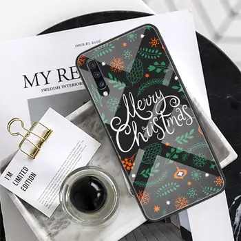 Merry Christmas Phone Case For Xiaomi mi 6 8 8Lite For Redmi 6 Note7 5 Phone Case glass