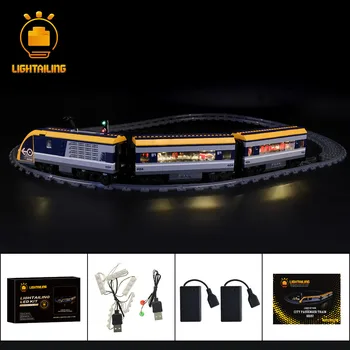LIGHTAILING LED Lys Kit Til Byen passagertog Lys, der er Kompatibelt Med 60197 (Inkluderer IKKE Model)