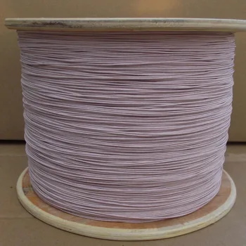 2.58 mm,0.1x400 tråde,Mine antenne,Litz wire,Multi-streng polyester, silke-konvolut(10m/pc)