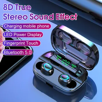 1Pair S11 Trådløse Hovedtelefoner Sport In-ear Headset Stereo Håndfri Støj Annullering Hovedtelefoner Opladning Box