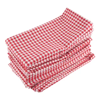 43 x 43 cm klud Bleer Sæt af 12pcs bomuld varmeisolering mat spisebord i mat børn tabel Serviet stof dækkeservietter