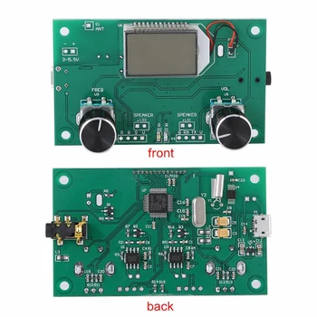 FM-Radio-Modtager Modul-87-108MHz Frekvens Modulation Stereo Modtagelse af yrelsen med Digitalt LCD-Display 3-5V DSP PLL