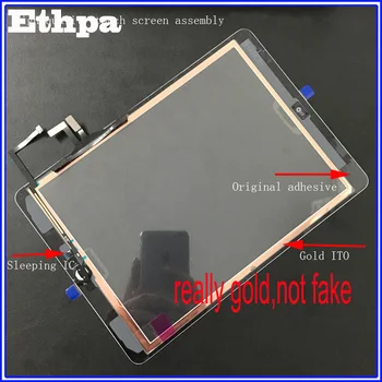 Ethpa Oprindelige Ipad Luft A1474 A1475 Touchscreen Digitizer Med Home Knap Flex Kabel