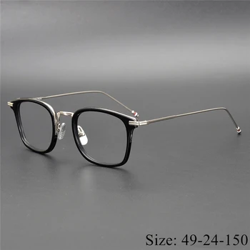 Limitted edition Vintage briller Ultralet ren titanium ramme TBX905 retro style square-brillerne oprindelige Japan kvalitet