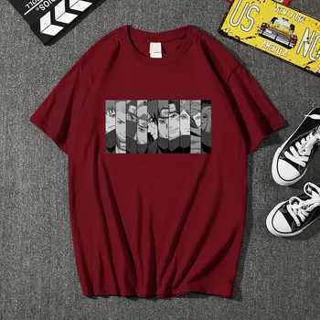 Mænds tshirt Naruto Summer Harajuku Cool Unisex kortærmet t-shirt Japansk Anime Sjove Trykt Streetwear Plus size T-shirt