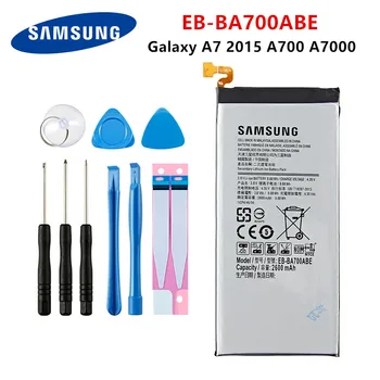 SAMSUNG Orginal EB-BA700ABE 2600mAh Batteri Til Samsung Galaxy A7 A700FD SM-A700 A700L A700F/H/S/K/YD A7000 A7009 +Værktøjer