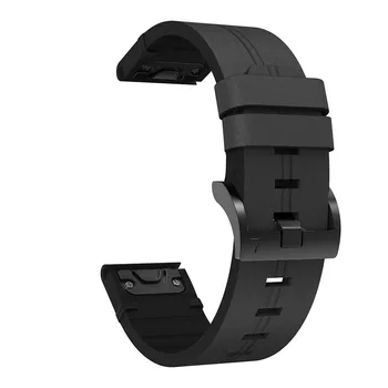 Quick Release til Garmin Fenix 6X Pro læder armbånd Nemt passer til Garmin Fenix 3/3 HR Fenix 5X 5X Plus urrem 26mm
