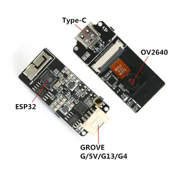 M5Stack Officielle ESP32-CAM OV2640 ESP32 Kamera Modul Development Board ESP32 Type-C Grove Port 3D-Wifi-Antenne til Arduino
