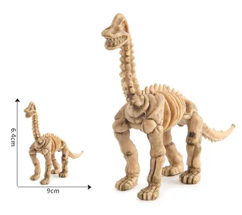 12pcs/masse Starz DIY 3D Træ-Dyr Dinosaur Skelet Puslespil Legetøj T-rex Model Kits Børn Gaver til Børn
