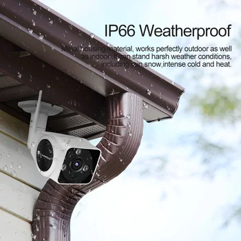 Trådløs Sikkerhed IP-Kamera med WiFi Night Vision og Alarm Handling tovejs Audio 50 ft Udendørs Brug IP66 CCTV-Kameraer