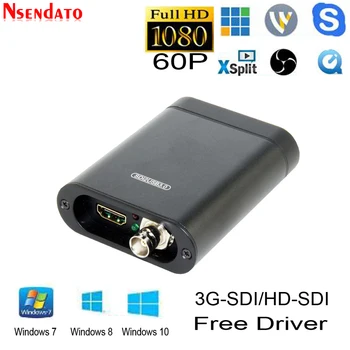 USB3.0 SDI 60 FPS HD-Video Capture Kort HD til USB 3.0 2.0 Video Optagelse Max adapter Dongle Spil Live Streaming Broadcast