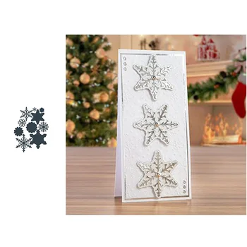 Spåntagende dør jul snevejr dekorationer vinter skære dø formen for DIY-Scrapbog kort indretning håndværk mould nye 2019