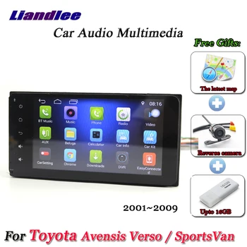 Bil Android Multimedia Afspiller Til Toyota Avensis Verso/SportsVan 2001-2009 Stereo-GPS Navigation Carplay System-Skærmen
