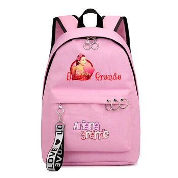 Anime Ariana Grande Rygsæk Piger Skoletasker College Studerende Laptop Backpack Afslappet Rejse Rygsæk