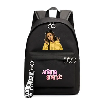 Anime Ariana Grande Rygsæk Piger Skoletasker College Studerende Laptop Backpack Afslappet Rejse Rygsæk