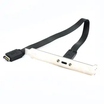 Type E til USB 3.1 Type C frontpanelet Header Bundkort Udvidelse Kabel-Stik Snoede Teknologi for Tin-belagte kobbertråd