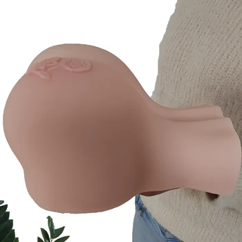 Silikone Stor Røv 3D-sex dukke kunstig vagina Anus Dobbelt-Kanaler Sex Legetøj til Mænd Mandlige masturbator cup Onanere for manden
