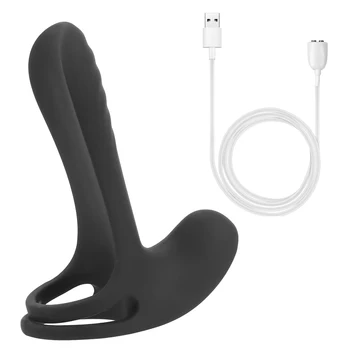 OLO Par Dele Vibrerende Ring Erektion Klitoris Stimulator Mandlige Penis Ring med Vibrator Forsinket Sædafgang Sex Legetøj Til Par Mænd