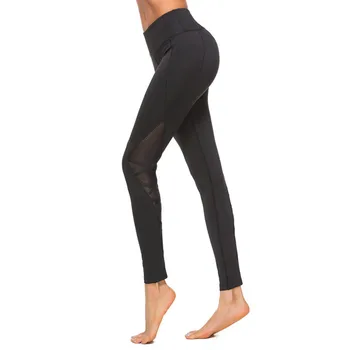 Leggings til kvinder fitness tights kvinde sports yoga bukser fitnesscenter haj sport leggings plus size sort femme afgørende problemfri