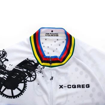Cykel Team 2018 Varmt Mænd 7 Farve Spandex Cykling Jersey Toppe/Kort Ærmet Cykel Tøj Sommeren Style Pro MTB Bike Jersey-Shirt