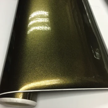 Bil styling Høj Glossy black golden sand perle bil wrap vinyl-folie bil wrap ark rulle bil mærkat mærkat