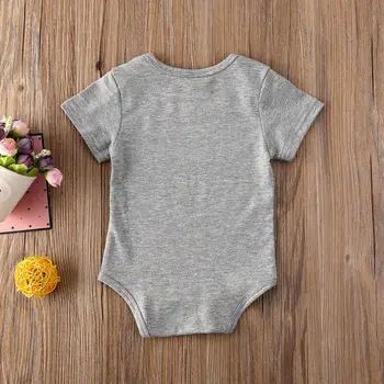 Pudcoco Sommeren Nyfødte Spædbarn Baby Boy Body Børn Bogstav Print Buksedragt Tøj, Udstyr Blød Bomuld Nattøj