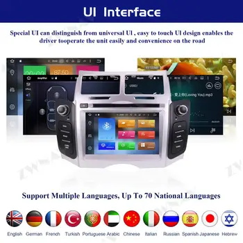 PX6 Android 10 screen Bil Multimedie-Afspiller Til Toyota Yaris i 2005 2006-2011 bil GPS Navigation Auto Audio Radio stereo head unit
