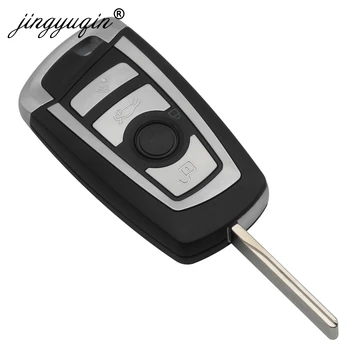Jingyuqin 5X Ændret Flip Fjernstyret Bil Key Fob for BMW EWS System PCF7935 315MHz/433MHz for X3 X5 Z3 Z4 1/3/5/7 Serie HU58/HU92