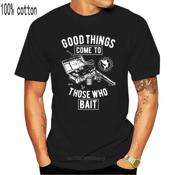 Fiskeri Fisk Lystfiskeri Lystfiskeri Gode ting T-Shirt - vis original titel