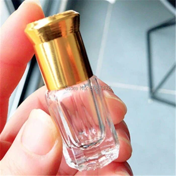 3ml Mini Glas Æterisk Olie Roller Flasker Med Glas Rulle Bolde Aromaterapi, Parfume Læbe Balsam Roll På Flasker 20/50stk