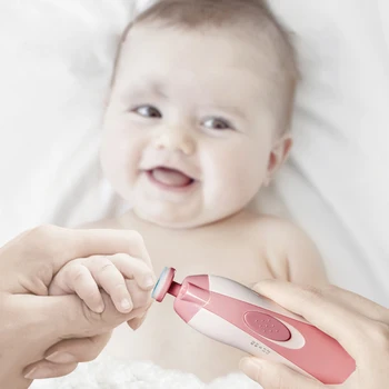 Baby Elektriske Søm Grinder Søm Trimmer Anti-ridse Baby Nail Clipper søm cutter for baby nyfødte baby care Kit