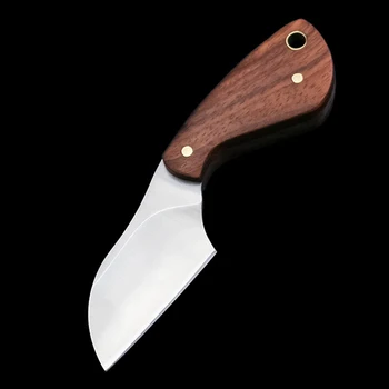 Swayboo Slibning 3CR13 Stål Fixed Blade Knife Palisander Håndtere Høj Hårdhed Udendørs Camping Kniv håndværktøj Med Nylon Skede