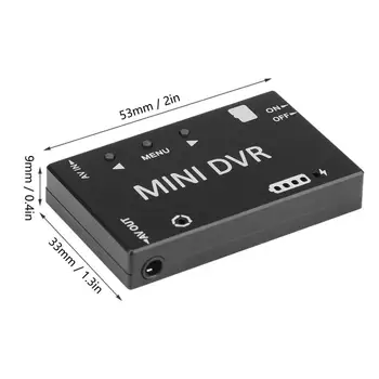NYE super light Mini FPV DVR Modul NTSC/PAL Omskifter Indbygget Batteri, Video, Lyd FPV Optager til RC Modeller Racing FPV Drone