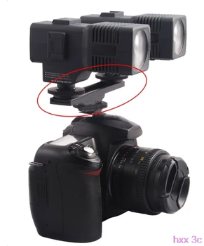 Sko Extension Bar Mount Dobbelt Beslag Til DV Video Kamera-LED-Lys SLR Rig Hot