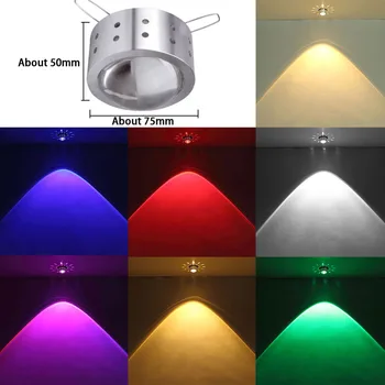 Moderne LED-væg Lys 3W RGB Væg Sconce Veranda Lampe Surface Mount Flush Balkon Korridorer Belysning Fastholdelsesanordningen Stue Indretning