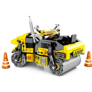 288Pcs Technic vejtromle Lastbil Model byggesten Sæt City DIY Engineering Mursten Pædagogisk Legetøj for Børn
