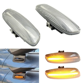 2stk Dynamisk LED Side Markør Lys blinklys Lys Blinker For Citroen C3 C4 C5 DS3 DS4 For Peugeot 207 308 3008 5008 RCZ