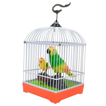 Kvalitet Af Varer, Smukke Fugle Induktion El-Toy Stemmestyring Fugl Børn Papegøje Bur Børn Pop Fødselsdag Gaver