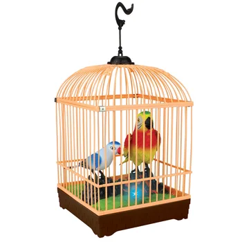 Kvalitet Af Varer, Smukke Fugle Induktion El-Toy Stemmestyring Fugl Børn Papegøje Bur Børn Pop Fødselsdag Gaver