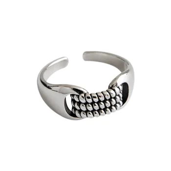 925 sterling sølv snoet justerbare ringe til kvinder, tilbehør, vintage engagement ring kvinde fine smykker