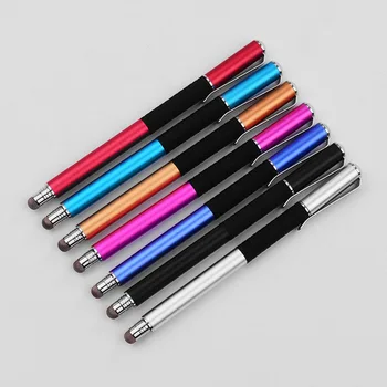 2-i-1 Præcision Stylus Pen med Clips og Ledende Hoved, og Disc Tip Universal Touchscreen Pen til Alle Kapacitive Touchscreens
