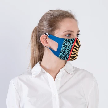 Zohra Ansigtsmaske Udskrivning Munden Maske Anti Støv Maske Vindtæt Mascarilla Åndbar Masker