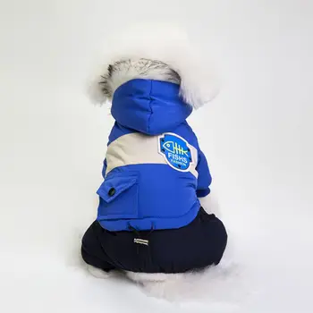 S-XXL Vinter Hund Tøj Varm Dunjakke Vandtæt Frakke Hoodies for Chihuahua til Små og Mellemstore Hunde Hvalp